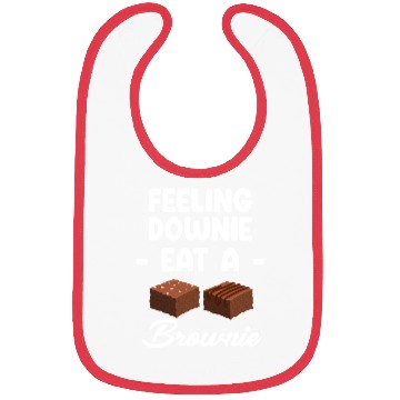 Discover Feeling Downie Eat A Brownies Cookie Marshmallow Bibs
