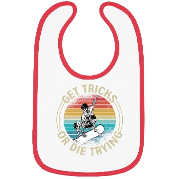 Discover Get Tricks Or Die Trying Skateboarding Skater Skat Bibs