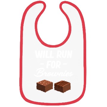 Discover Will Run For Brownies Fudge Cookie Marshmallow Bibs