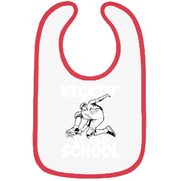 Discover Kickin' it Old School Skateboard Skater Skateboard Bibs