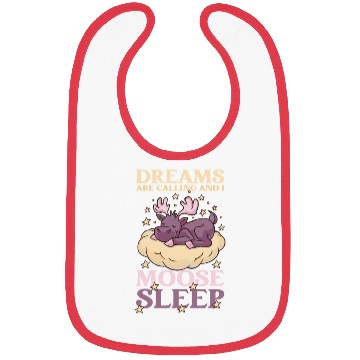 Discover Dreams Are Calling Youth Cute Moose Bibs