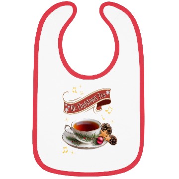 Discover Oh Christmas Tea Bibs