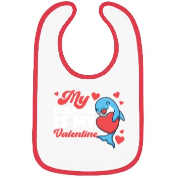 Discover Dolphin Valentines Day My Dolphin Bibs
