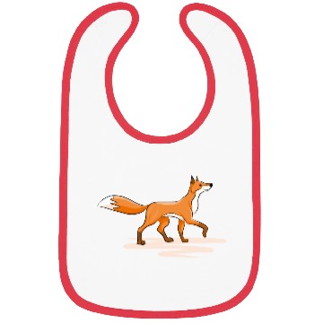Discover cute red fox Bibs