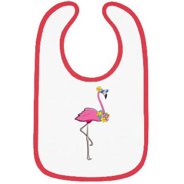Discover cool flamingo Bibs