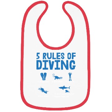 Discover 5 Rules Of Diving Scuba Diving Diver Bibs