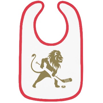 Discover Lion Hockey Silhouette Bibs