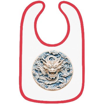 Discover Folklore Dragon Mandala Art Bibs