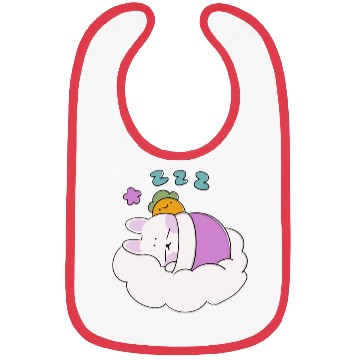 Discover Sleepy Rabbit Bibs