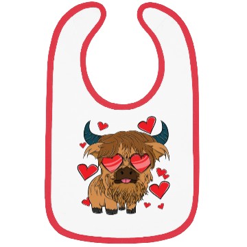 Discover Plain Highland Cow Bibs