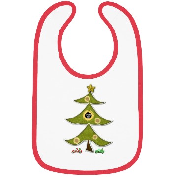 Discover The Crazy Grudlebay Sunflower Christmas Tree Bibs