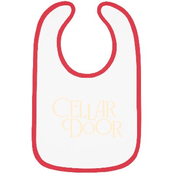 Discover Cellar Door Beautiful Typography in Cream Bibs