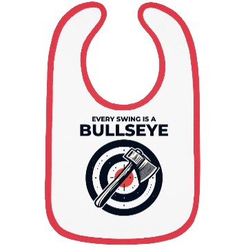 Discover Axe Throwing Axe Thrower Lumberjack Funny Bullseye Bibs