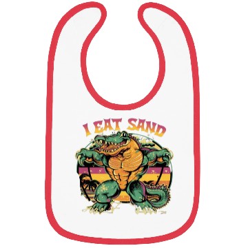 Discover I Eat Sand and Muscular Crocodile Bibs