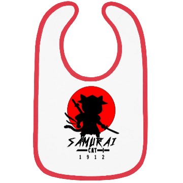 Discover Samurai Cat Bibs
