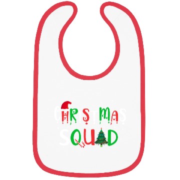 Discover Candy Cane Christmas Squad Santa Claus Winter Bibs