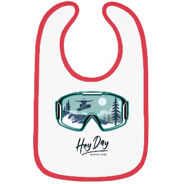 Discover Snowboarding Style logo. By "Hey Day" Bibs
