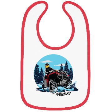 Discover ATV/Quad "Winter Riding" style logo. By "Hey Day" Bibs