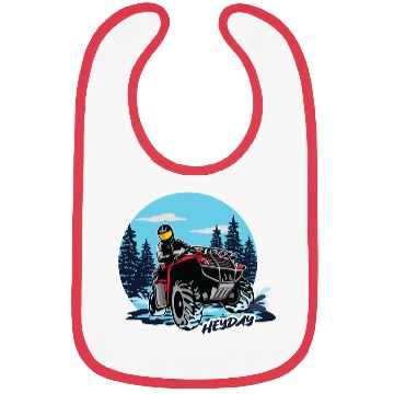 Discover ATV/Quad "Winter Riding" style logo. By "Hey Day" Bibs