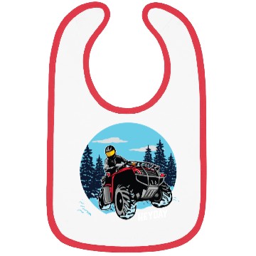 Discover ATV/Quad "Winter Riding" style logo. By "Hey Day" Bibs