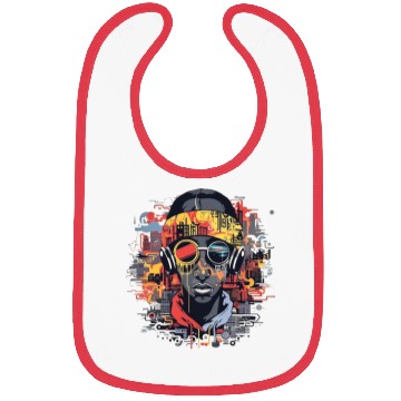 Discover Rhythmic Expressions - cool Cultural Rap Bibs