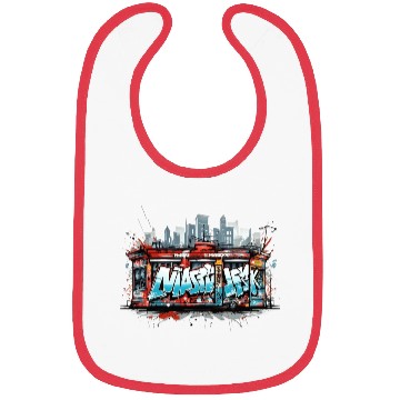 Discover Urban Graffiti Vibes - abstract Street Art Bibs