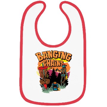 Discover Banging Chains Skeleton With Golf Discs For Men Bibs