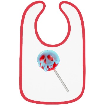 Discover Poison Apple Halloween Candy Lollipop Bibs