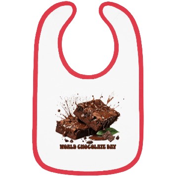 Discover World Chocolate Day Bibs