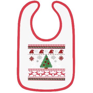 Discover Winter Knitting Funny Holiday Bibs
