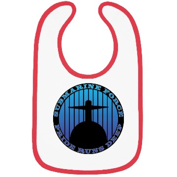 Discover Submarine Force Pride Runs Deep Ocean Blue Bibs