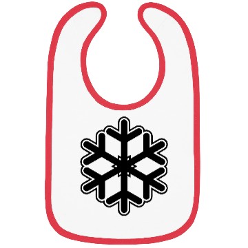 Discover snowflake winter snow Bibs