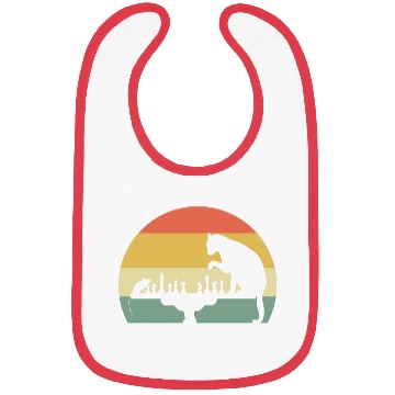 Discover Cat Playing Chess Grandmaster Gift Bibs