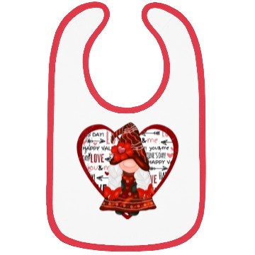 Discover Gnomes Valentine Bibs