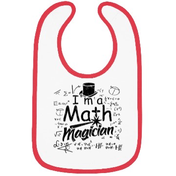 Discover I'm a math magician - Math Bibs