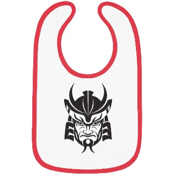 Discover Samurai Helmet Logo Katana Swordsman Bibs