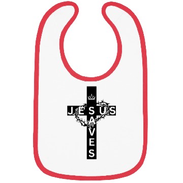 Discover Jesus Saves Bibs