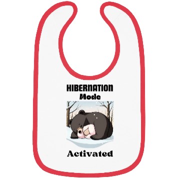 Discover Hibernation Mode Activated (Winter Rest!) Bibs