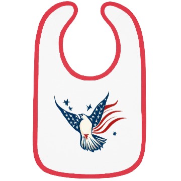 Discover Patriotic Bird Bibs