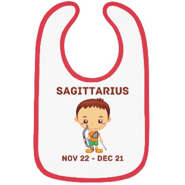 Discover Cute Zodiac: SAGITARIUS Bibs
