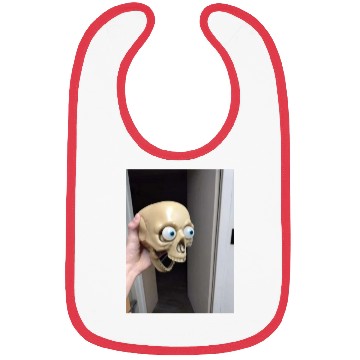 Discover Surprised skull Bibs