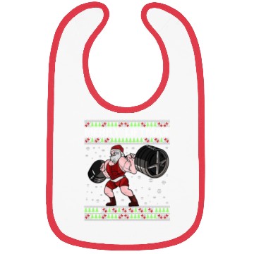 Discover MERRY LIFTMAS Funny Strong Santa Claus Bibs