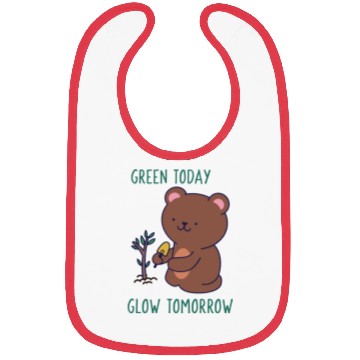 Discover Green Today Glow Tomorrow | Green Environment Bibs