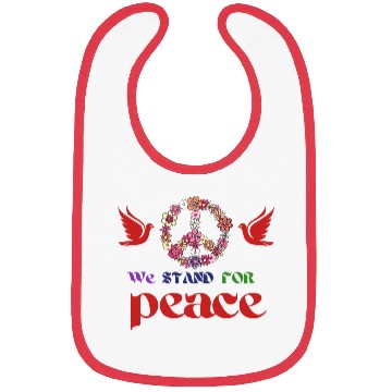 Discover Peace - We stand for peace Bibs
