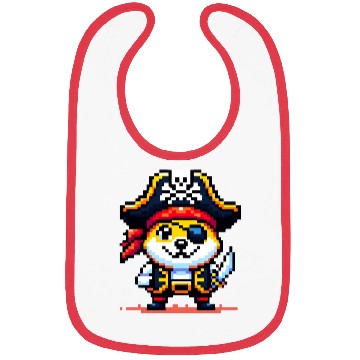 Discover Doge Pirate: A Digital Treasure Hunt Bibs