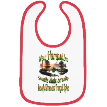 Discover New Hampshire Granite State Serenity Bibs