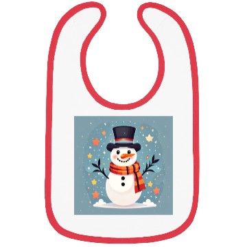 Discover Snowman Bibs