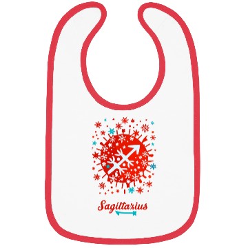 Discover Sagittarius in the Winter Wonderland Bibs