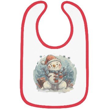 Discover Best Snowman design Bibs