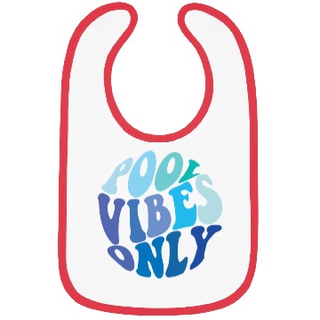Discover Pool Vibes Only Funny Swimming Pool Swim Team Bibs